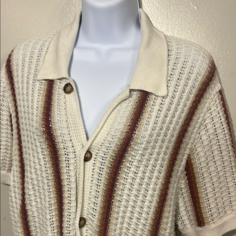Aeropostale Cream Knit Sweater - Picture 5 of 5